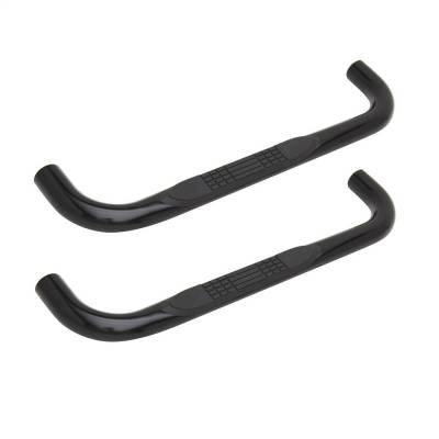 TUFF BAR 5in Oval Wheel To Wheel Step Bar F-150 Supercrew 15-19 (5.5ft. Bed) Black (1-52646)