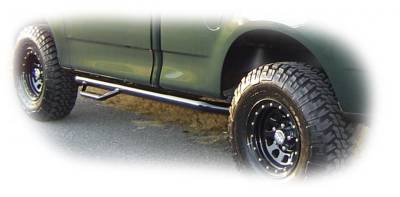 N-FAB Nerf Step 2015-2021 F-150 Regular Cab 6.5' or 8' Gas SRW Textured Black (F1577RC-TX)
