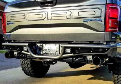 N-Fab  RB-H Rear Bumper PreRunner Style Gloss Black