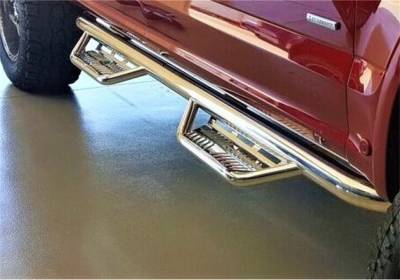 N-Fab  Podium SS Cab Length Polished Stainless
