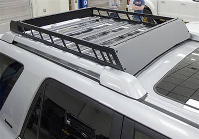 NFAB  Roof Rack, Aluminum Modular Roof Rack, Textured Black