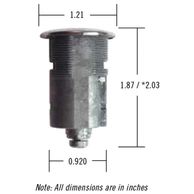 BOLT   Lock Cylinder  (692916)