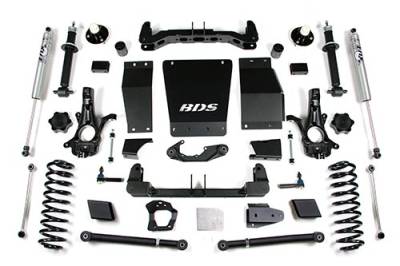 BDS 6 Inch Lift Kit Chevy/GMC Suburban, Tahoe, Yukon/XL 1500 (15-19) 4WD Autoride Equipped and Cast Steel Control Arms (737H)
