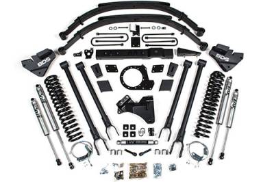 BDS 8 Inch Lift Kit 4-Link Conversion w/NX2 Shocks for Ford F250/F350 Super Duty (17-19) 4WD Diesel (1541H)