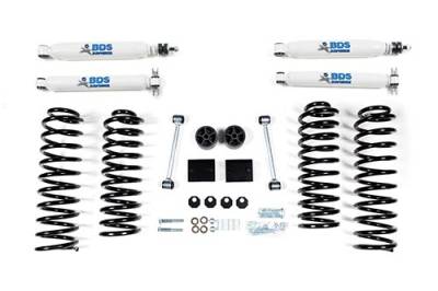 BDS 2 Inch Lift Kit w/NX2 Shocks Coil Spring Jeep Wrangler JK (07-11) 4-Door (1402H)