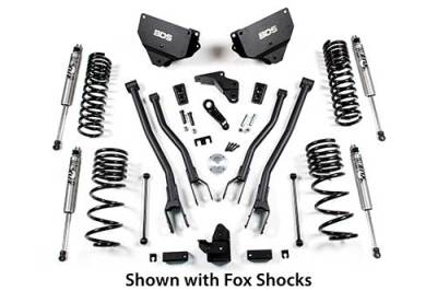 BDS 4 Inch Lift Kit w/ 4-Link and NX2 Shocks for Ram 2500 (14-18) 4WD Gas (1611H)