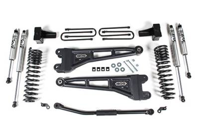 BDS 2.5 Inch Lift Kit w/Radius Arm, NX2 Shocks and 4" Rear Block for Ford F250/F350 Super Duty (11-16) 4WD Diesel (1509H)