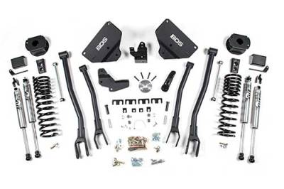 BDS 4 Inch Lift Kit w/ 4-Link and NX2 Shocks for Ram 2500 w/Rear Air Ride (14-18) 4WD Gas (1634H)