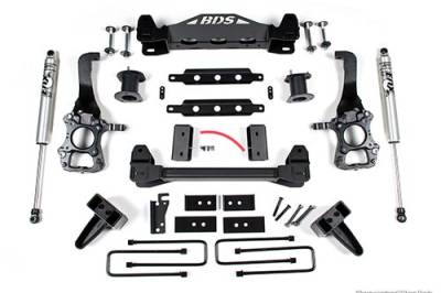 BDS 6 Inch Lift Kit w/NX2 Shocks and 5" Rear Block for Ford F150 (15-20) 2WD (1522H)