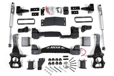 BDS 6 Inch Lift Kit w/NX2 Shocks and 5" Rear Block for Ford F150 (15-20) 4WD (1532H)