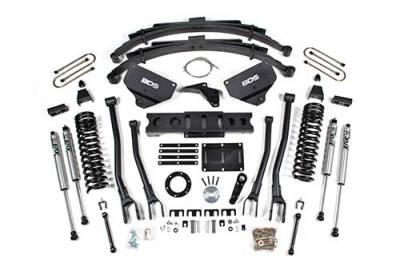 BDS 8 Inch Lift Kit w/NX2 Shocks 4-Link and Leaf Springs for Ram 3500 w/6 Bolt Indexing Ring (13-18) 4WD Diesel (1614H)