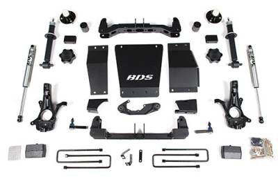 BDS Suspension Lift Kit  4in Front/2in Rear Block (712H)