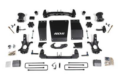 BDS 6 Inch Lift Kit GMC Sierra 1500 w/Aluminum or Stamped Steel Control Arms (14-18) 4WD Magneride Equipped (726H)