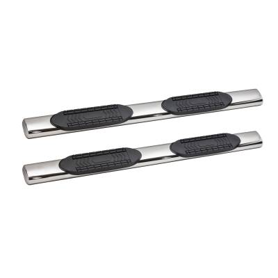 TUFF BAR 5in Oval Straight Tube   2009-2023Classic   RAM  1500  &  2010-2023  RAM  HD  Crew Cab  Stainless Steel  (5-50653)