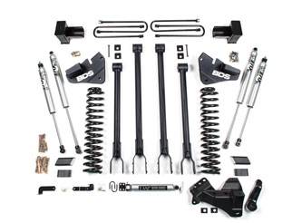 BDS 5 Inch Lift Kit w/ 4-Link, NX2 Shocks and 4" Rear Block Kit for Ford F250/F350 Super Duty (20-22) 4WD Diesel (1567H)