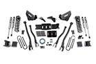 BDS 6 Inch Lift Kit w/ 4-Link and NX2 Shocks for Ram 3500 w/Rear Air Ride and 8 Bolt Indexing Ring (13-18) 4WD Diesel (1650H)