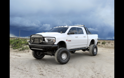 Ranch Hand Front Bumpers - Ranch Hand Midnight Front Bumper - Ranch Hand - Ranch Hand  Midnight Front Bumper W/ Guard - 2010-2018  Ram HD  (MFD101BM1)