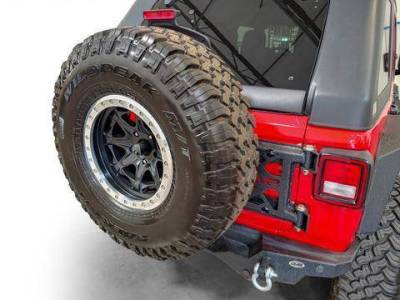 DV8  HD Easy Open Hinge Replacement Spare Tire Carrier 2018-2021 Wrangler JL  (TCJL-03)
