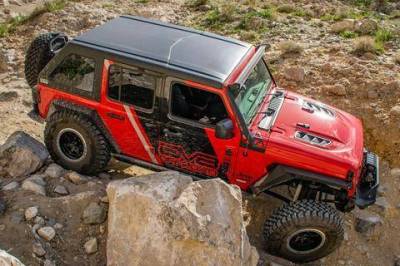 DV8  Rubicon Replica Hood    2 / 4 Door    Jeep 2018-2021 Wrangler JL 2020-2021 Gladiator (HDMBJL-TA)