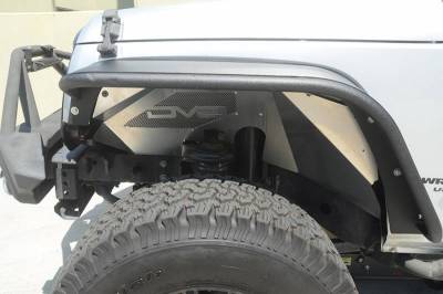 DV8 - Aluminum  Inner Fender   Front   Raw   Jeep JK   (INFEND-01FR)