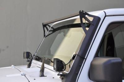 DV8 - Black Steel Light Bar     End/Bottom Mount   2007-2018   Wrangler JK   (LBSRTB-05)