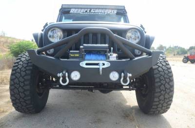 DV8 - Front Bumper   w/ Fog Lights 2007-2018  Wrangler  JK  (FBSHTB-12)