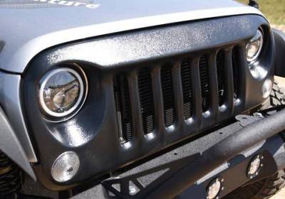 DV8 - Grille 2007-2018 Wrangler  JK   Textured Black   (GRABB07)