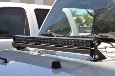 DV8 - Hood    Light Bar Mount   for 2007-2018   Wrangler JK   (LBSRTB-03)