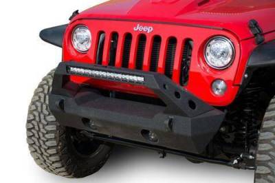 DV8 - Stubby  Front Bumper w/ Fog Lights   (FBSHTB-25)