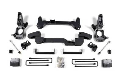 ZONE  6" Torsion Bar Drop Lift Kit w/ Nitro Shocks 2001-2010 Silverado/Sierra HD (ZONC5N)