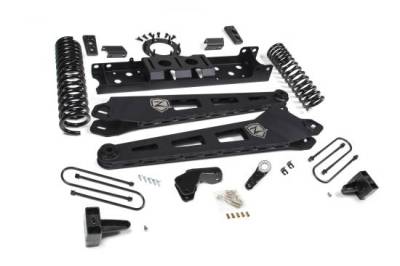 ZONE  6.5"  Radius  Arm  Kit  w/  FOX  Shocks  2019-2021  RAM  3500  4WD  8-Bolt  w/  Overload  *Diesel*  (ZOND116F)