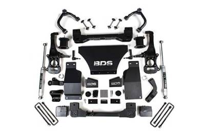 BDS 4 Inch Lift Kit w/NX2 Shocks for Chevy Trail Boss or GMC AT4 1500 (20-24) 4WD Diesel (1807H)