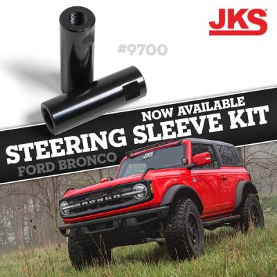 Suspension - JKS Parts - JKS - JKS  Heavy Duty Steering Sleeve Kit  2021+ Bronco  (JKS-9700)