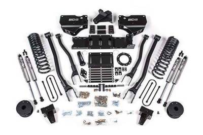 BDS 6 Inch Lift Kit w/ 4-Link and NX2 Shocks for Ram 3500 w/Rear Air Ride and 6 Bolt Indexing Ring (19-24) 4WD Diesel (BDS1732H)