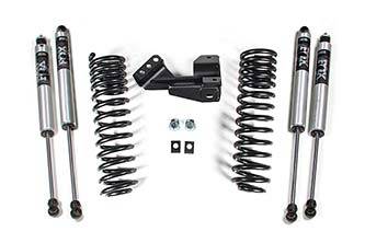 BDS 1-2 Inch Leveling Kit Performance Spring w/NX2 Shocks for Ford F250/F350 Super Duty (1 Inch Lift: 17-19) (2 Inch Lift: 20-25) 4WD Diesel & Gas (BDS1910H)