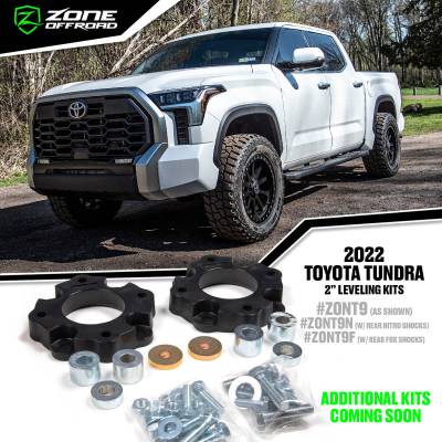 Zone 2 Inch Leveling Kit w/Nitro Shocks for Toyota Tundra (22-25) (ZONT9N)
