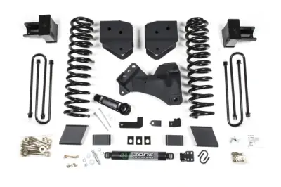 ZONE  4" Lift Kit   w/Dual Stabilizers   2017-2019   F250/F350   DIESEL   3-Leaf Main   *No Shocks*  (ZONF87)