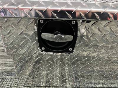 Roughneck Tool Box  Diamond Tread , Low Profile, Secure Locking Handle
