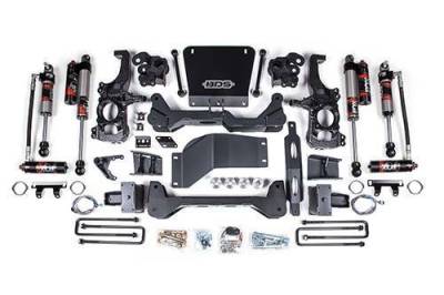 BDS 6.5 Inch Lift Kit FOX Performance Elite Chevy Silverado or GMC Sierra 2500HD/3500HD w/o Overload (20-24) 4WD (1823FPE)