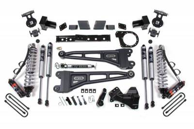 BDS 7 Inch Lift Kit w/ Radius Arm FOX 2.5 Performance Elite Coil-Over Conversion and Rear Block Kit for Ford F250/F350 Super Duty (20-22) 4WD Diesel (1561FPE)
