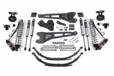 BDS 6 Inch Lift Kit w/Radius Arm FOX 2.5 Performance Elite Coil-Over Conversion for Ford F250/F350 Super Duty w/Factory 2" Rear Block (11-16) 4WD Diesel (1592FPE)