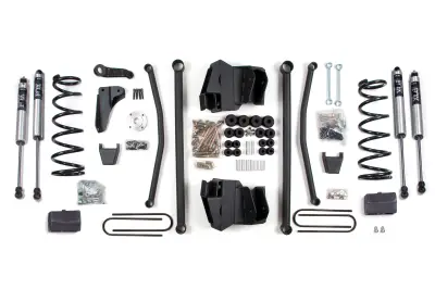 BDS 8 Inch Lift Kit Long Arm w/Fox Shocks, Block for 4" Axle for Manual Dodge Ram 2500/3500 (2008) 4WD Diesel (1746FS)