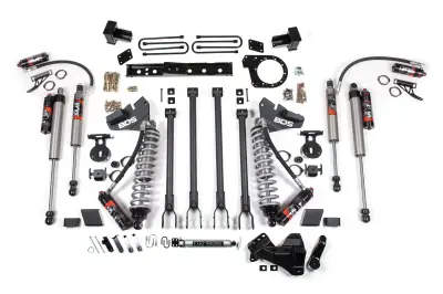 BDS 7 Inch Lift Kit w/ 4-Link FOX 2.5 Performance Elite Coil-Over Conversion Ford F250/F350 Super Duty (20-22) 4WD Diesel (1985FPE)