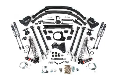 BDS 9 Inch Lift Kit w/ 4-Link FOX 2.5 Performance Elite Coil-Over Conversion Ford F250/F350 Super Duty (20-22) 4WD Diesel (1959FPE)