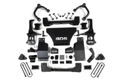 BDS 4 Inch Lift Kit Adaptive Ride Control Only for Chevy Silverado High Country or GMC Denali 1500 (2025) 4WD Gas (1852H)
