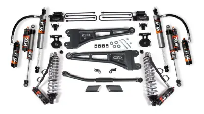 BDS 2.5 Inch Lift Kit w/Radius Arm FOX 2.5 Performance Elite Coil-Over Conversion for Ford F450 Super Duty (23-25) 4WD (1307FPE)