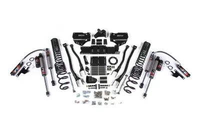 BDS 4 Inch Lift Kit w/ 4-Link w/Fox 2.5 Performance Elite Shocks for Ram 2500 (19-24) 4WD Diesel (1674FPE)