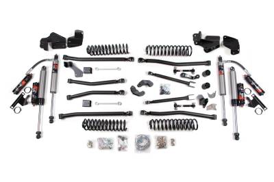 BDS 4.5 Inch Lift Kit Long Arm w/Fox Shocks for Jeep Wrangler JK (07-18) 4-Door (1407FS)