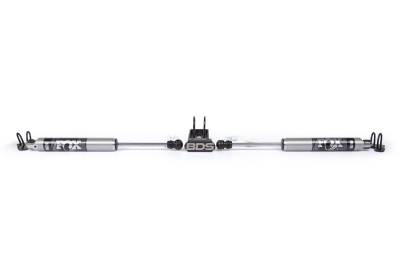 BDS Dual Steering Stabilizer Kit w/FOX 2.0 Performance Shocks for Jeep Wrangler JL (18-25) and Gladiator JT (21-25) (2034DF)
