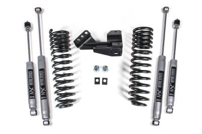 BDS 1-2 Inch Leveling Kit w/Fox Shocks and Performance Spring for Ford F250/F350 Super Duty (1 Inch Lift: 17-19) (2 Inch Lift: 20-25) 4WD Diesel & Gas (1910FS)